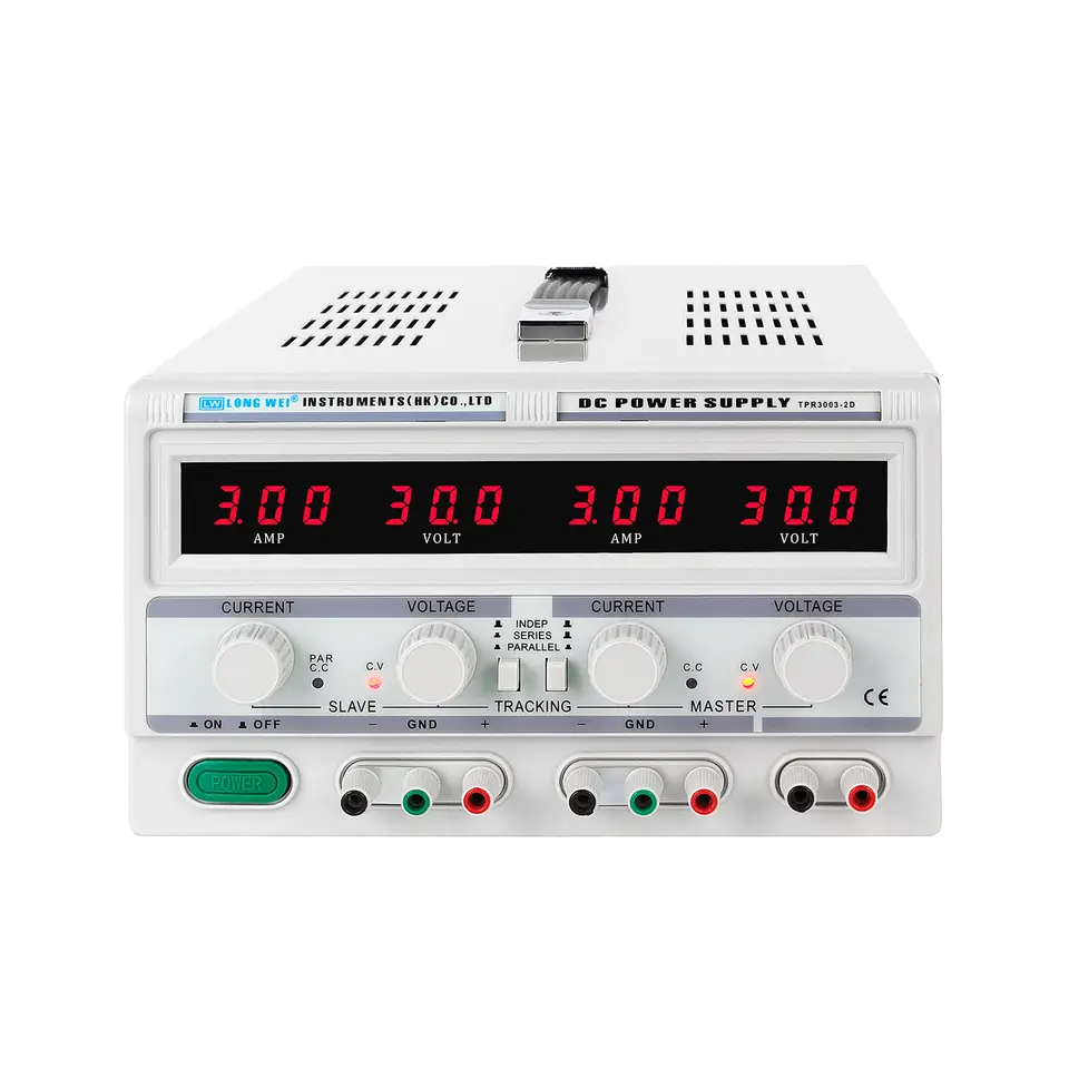Dual Channel Linear Power Supply 30V 5A - Longwei TPR-3005-2D Lineer Çift Kanallı DC