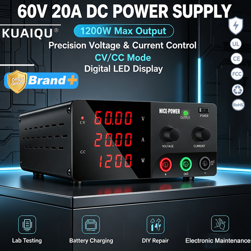 NICE-POWER 60V 20A Yüksek Güçl - High Power 60V 20A Bench Power Supply incelemesi ve fiyatı